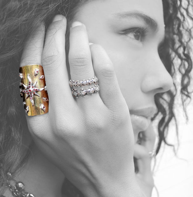 TOSGMY Gold Silver Rings for Women … curated on LTK